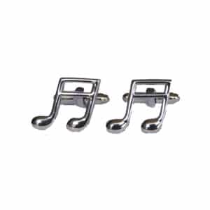 Beam Notes Cufflinks Siilver