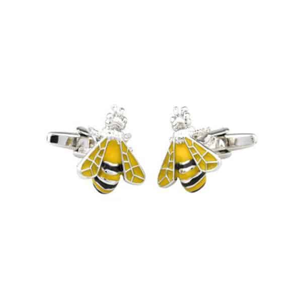 Yellow Bees Cufflinks