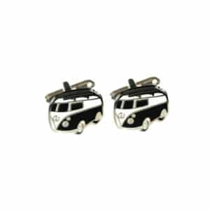 Black Combi Van Cufflinks