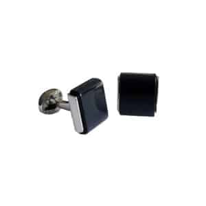 Black Stone Cufflinks