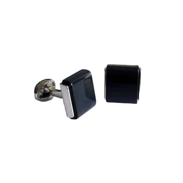 Black Stone Cufflinks