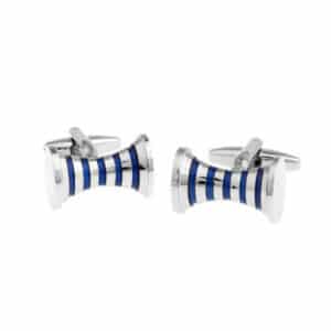 Blue Cylinder Cufflinks