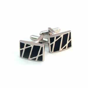 Black Contempary Cufflinks