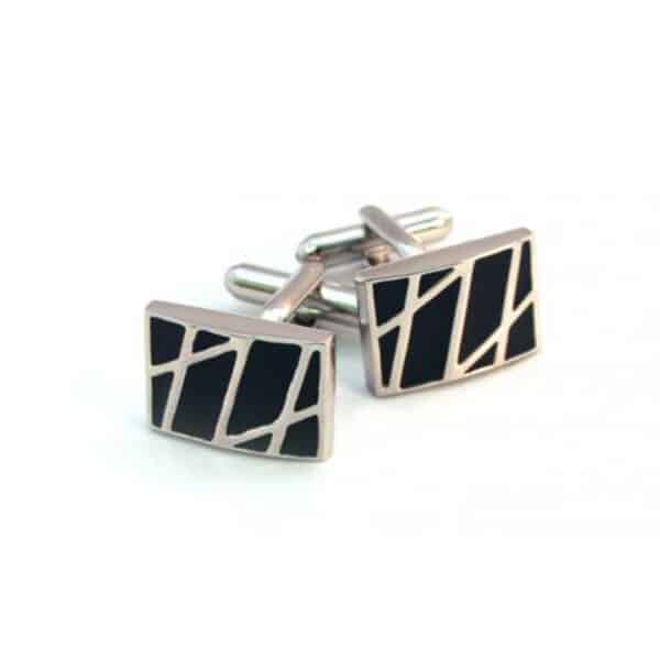 Black Contempary Cufflinks