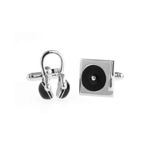 DJ Headphones Cufflinks