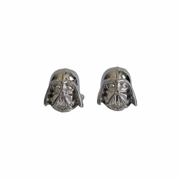 Silver Darth Vader Cufflinks