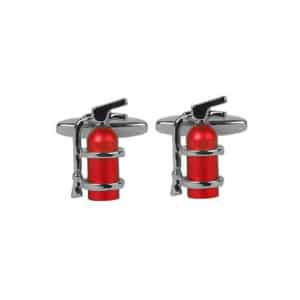 Fire Extinguisher Cufflinks