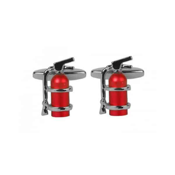 Fire Extinguisher Cufflinks