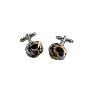 Gold & Silver Knot Cufflinks