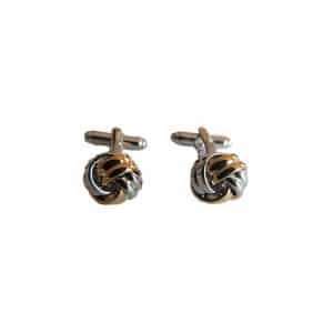 Ribbed Knots Cufflinks