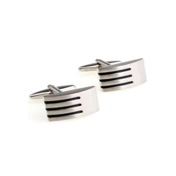 3 Stripe Cufflinks