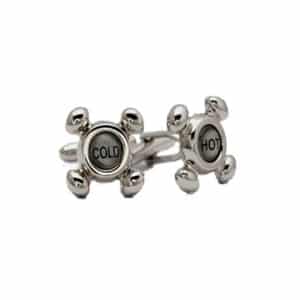 Hot & Cold Taps Cufflinks