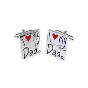 I Love My Dad Cufflinks