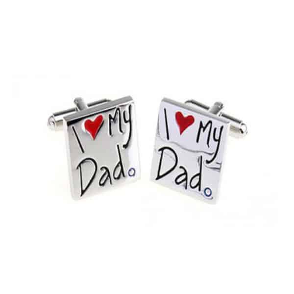 I Love My Dad Cufflinks