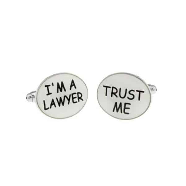 Trust Me I'm a Lawyer Cufflinks