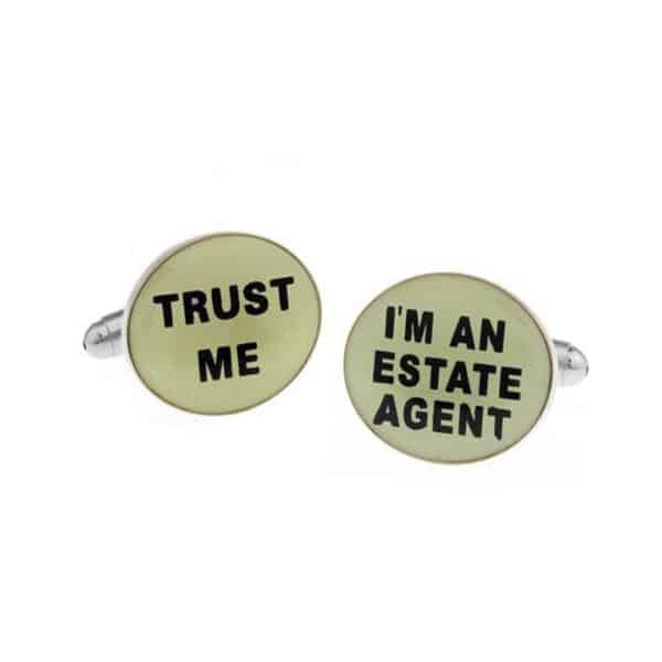 Trust Me I'm an Estate Agent Cufflinks