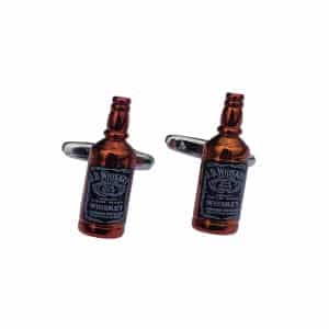 JD Whiskey Bottles Cufflinks