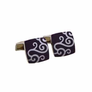 Purple Cultural Cufflinks