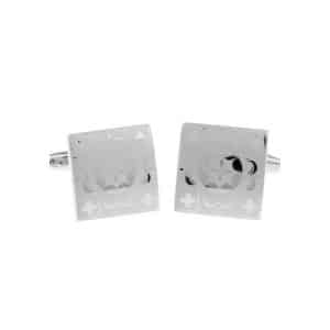 Laser Fluer Cufflinks