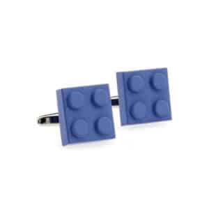 Blue Lego Brick Cufflinks