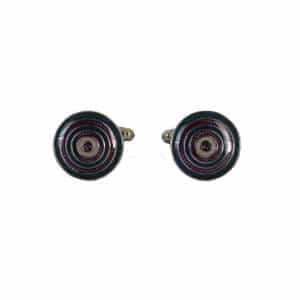 Multi tone purple cufflinks