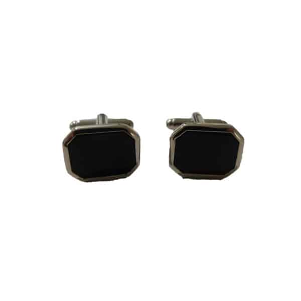 Black Octagon Cufflinks