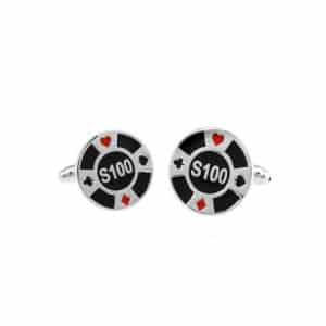 Poker Chip Cufflinks