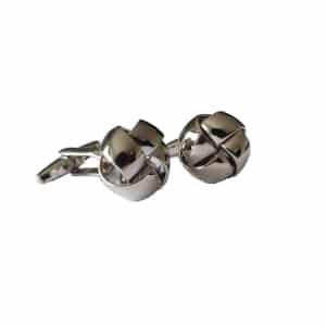 Silver Knot 15mm Cufflinks