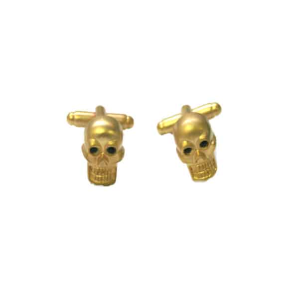 Gold Skull Cufflinks