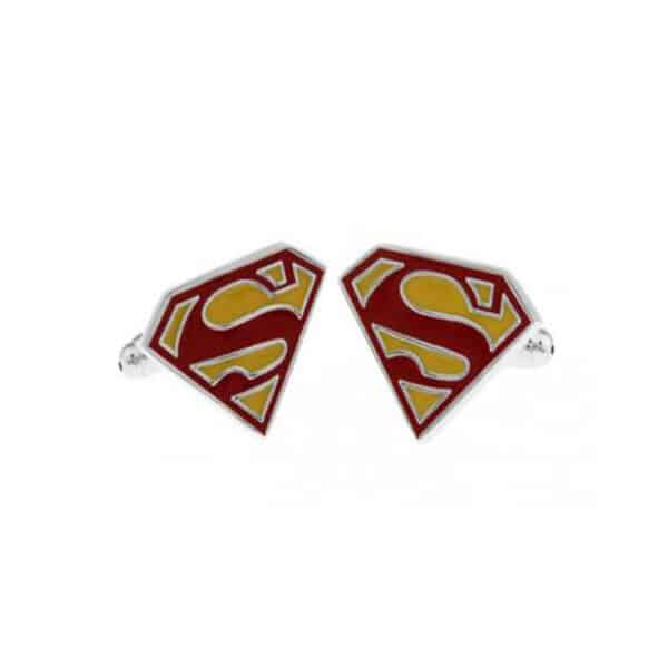 Yellow Superman Cufflinks