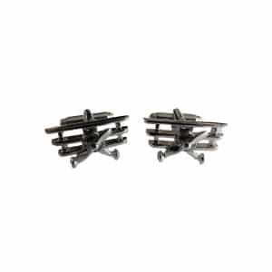 Silver Triplane Cufflinks