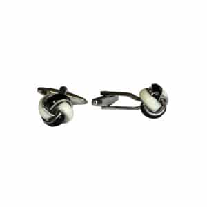 Black & White Knot Cufflinks